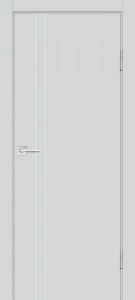 Межкомнатная дверь P-20 AL  молдинг Сапфир матовый