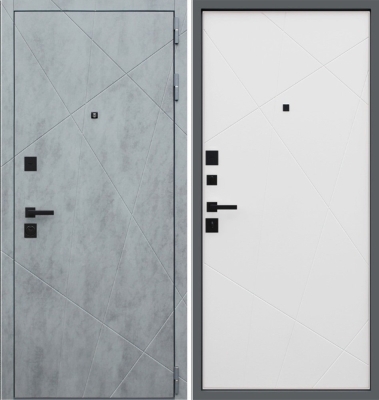 Дверь Дуэт Б белый матовый